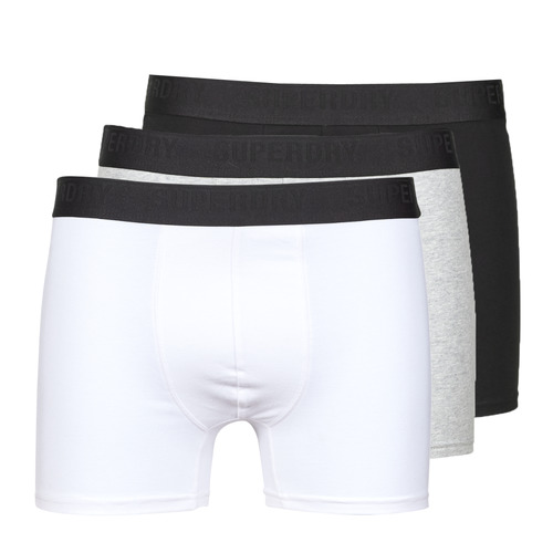 Superdry - BOXER TRIPLE X3 Negro / Gris / Blanco