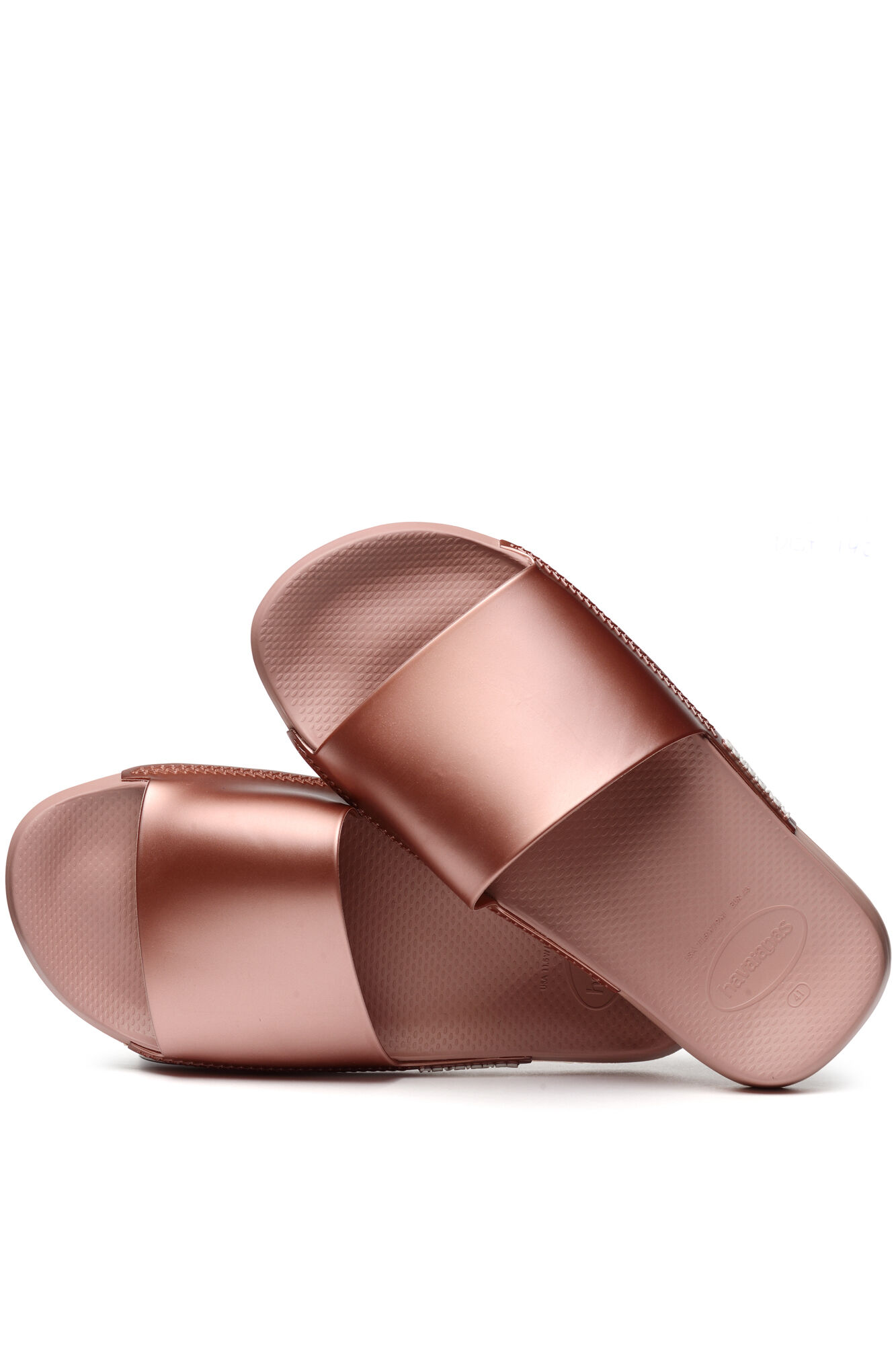 Chinelo Hav. Slide Classic Metálico - rosa