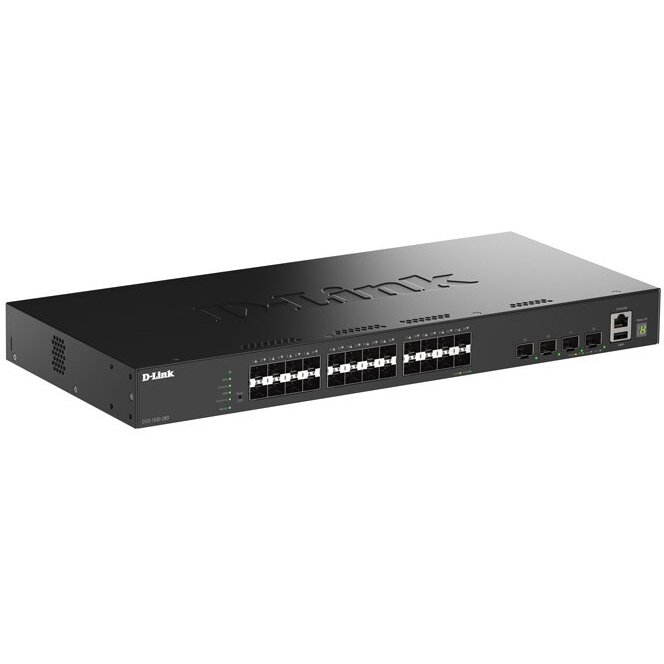 D-Link DGS-1530-28S/E commutateur réseau Géré L2 Noir