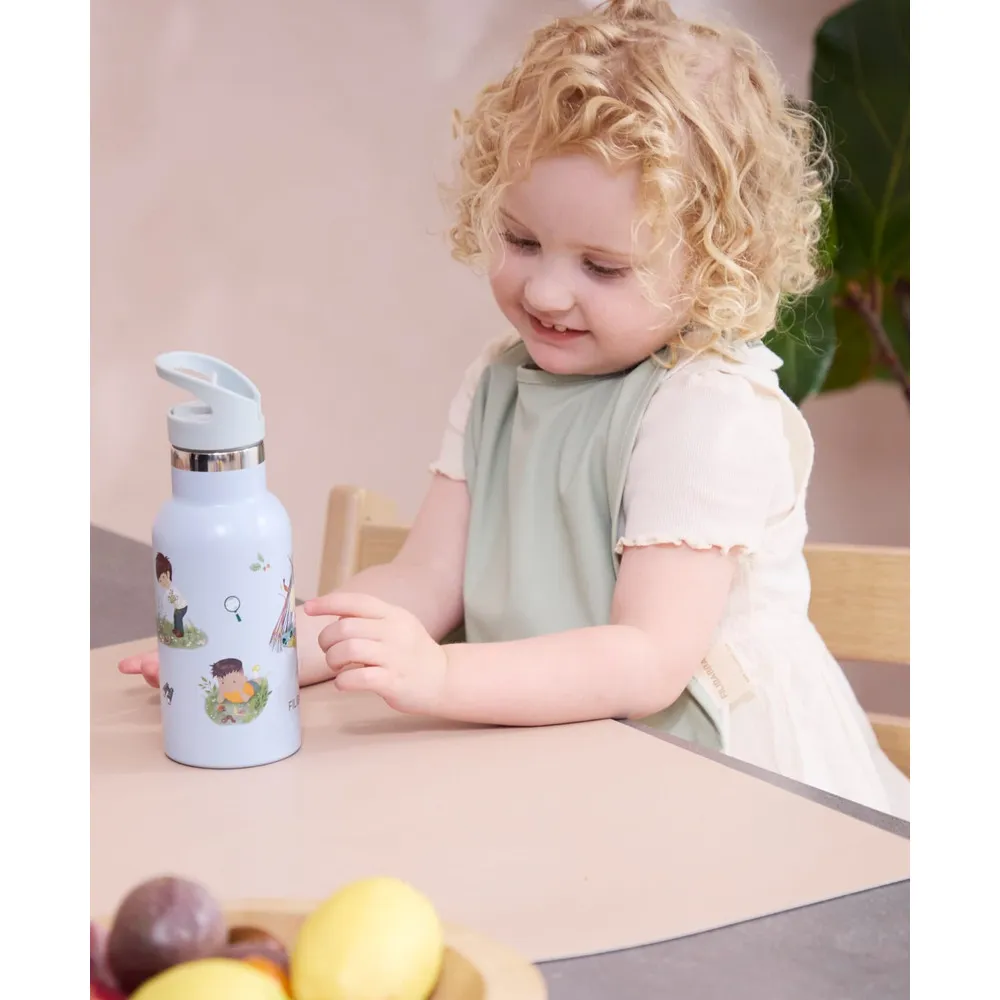 Filibabba Drikkeflaske i Rustfrit Stål Tiny Explorers - 1 stk.
