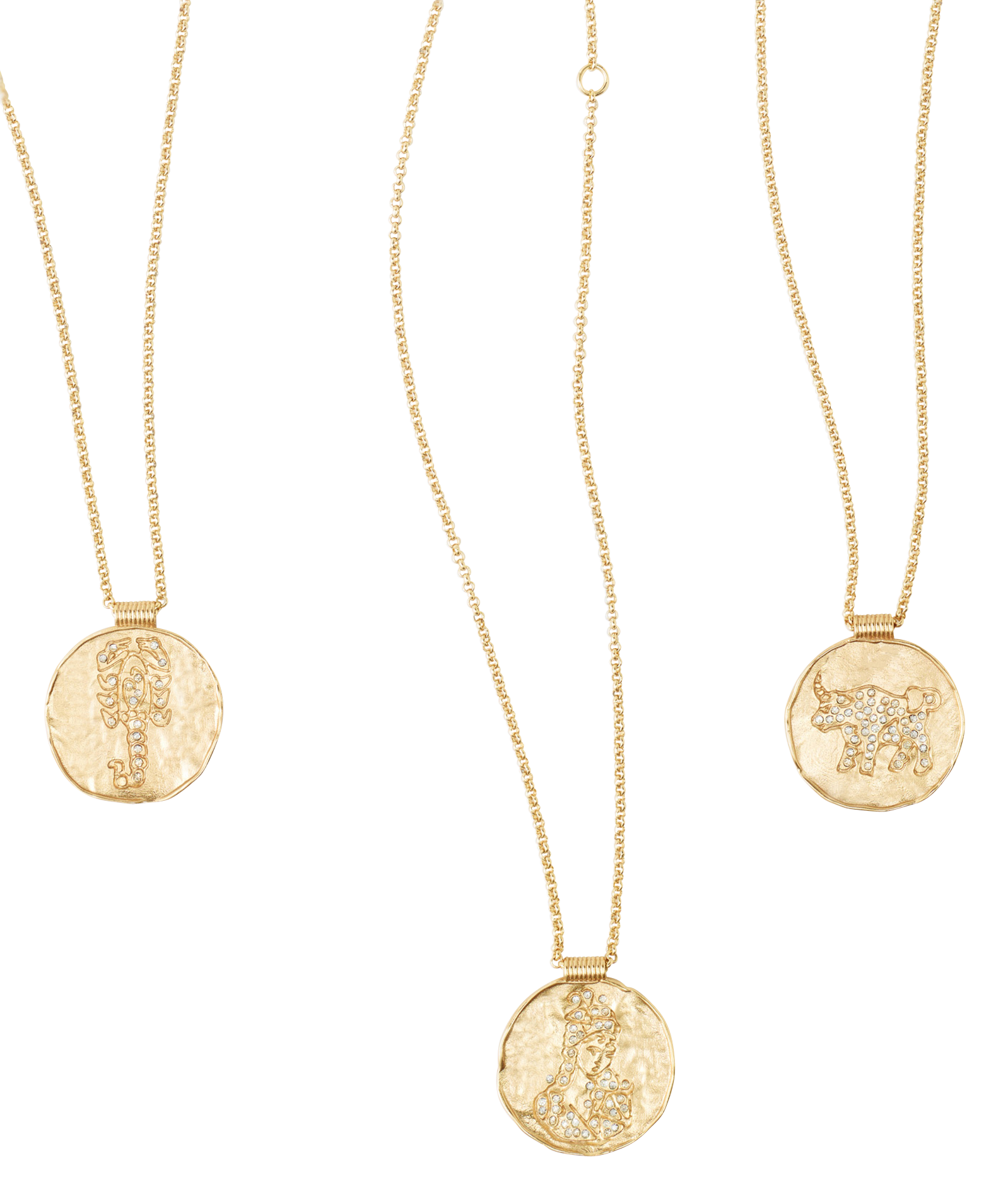 Collier à médaille signe astrologique | Doré