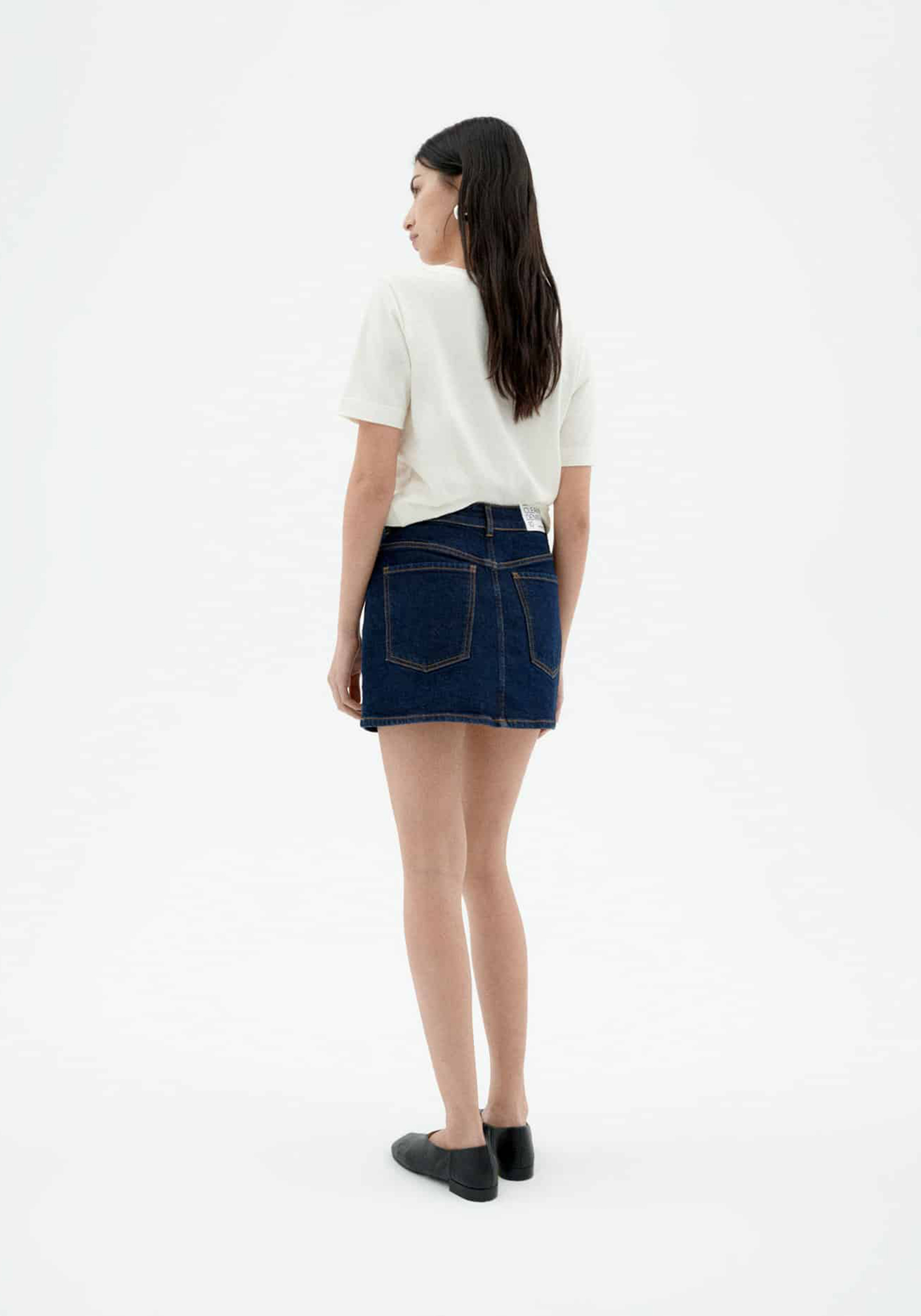 Thinking Mu Denim-Rock Kimmy Dark Clean Denim