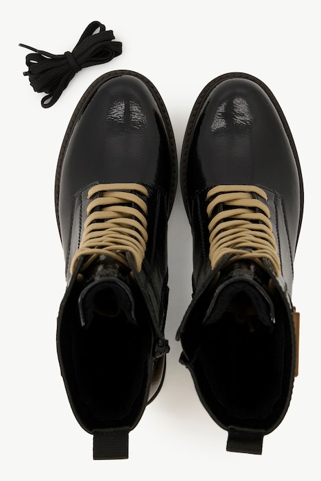 Remonte Lackleder-Boots, Wechselfußbett, Weite G