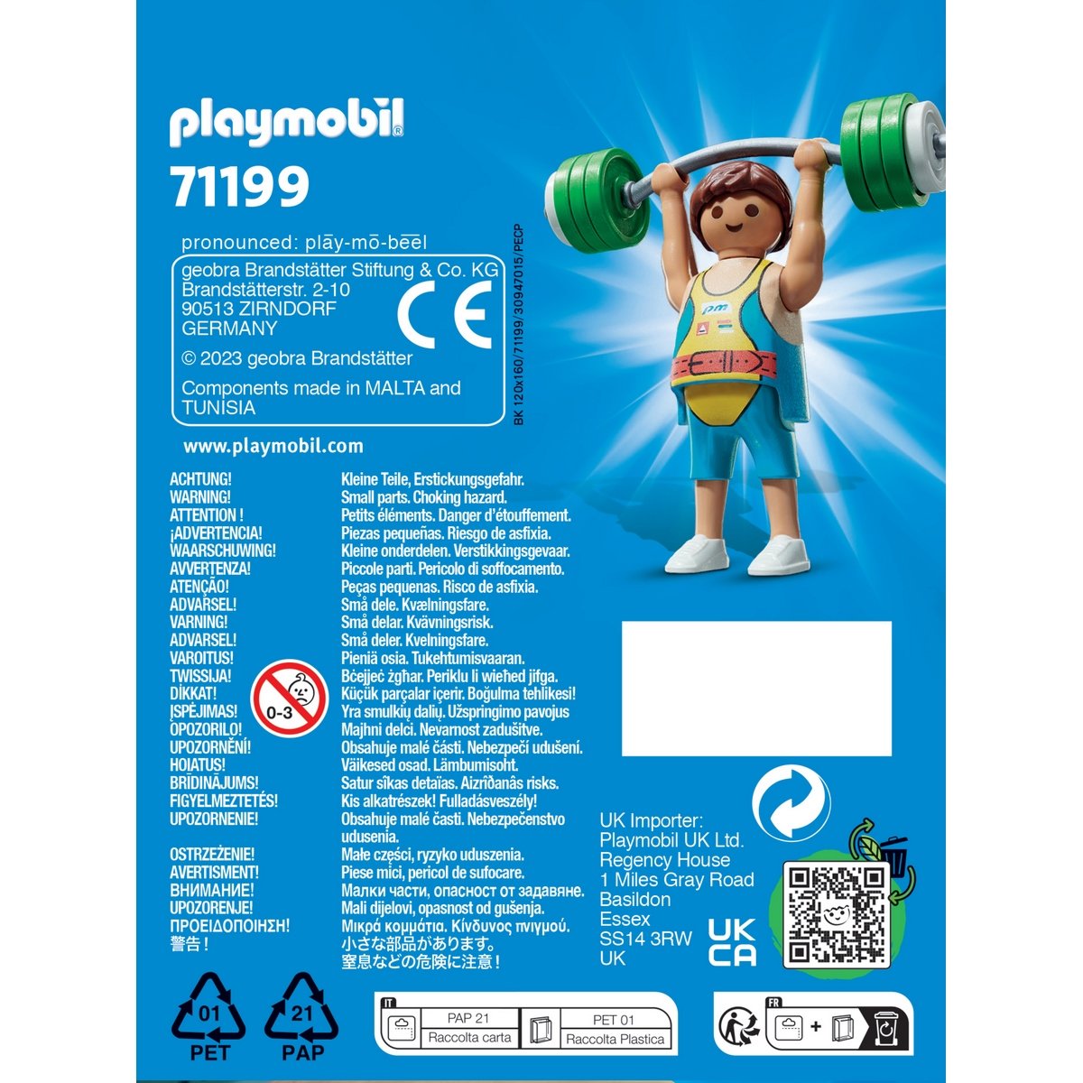 Haltérophile Playmobil Playmo Friends 71199