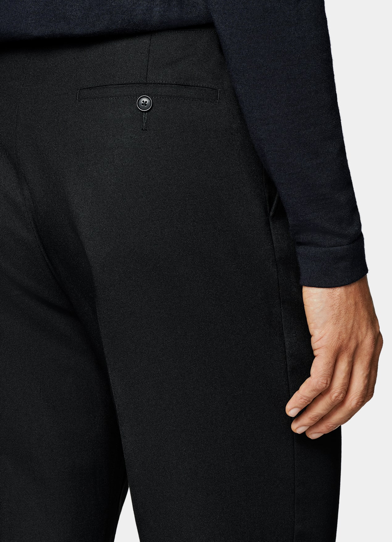 Pantalon Wide Leg Tapered noir