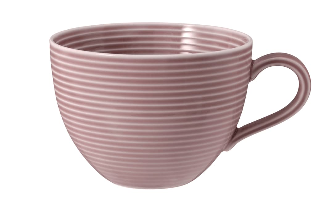 Seltmann Weiden Milchkaffeetasse BEAT 6er Set 350 ml Altrosa