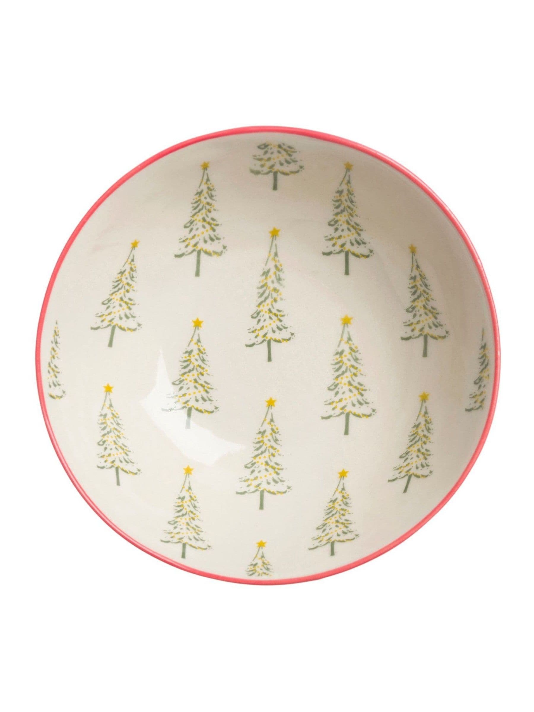 Sophie Allport Kerstmis Bomen Aardewerk Knabbelschaal