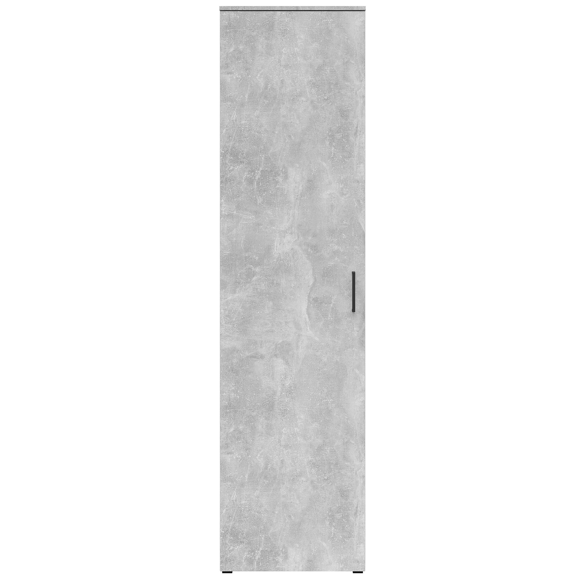 Drehtürenschrank - Betonoptik - Breite 50 cm