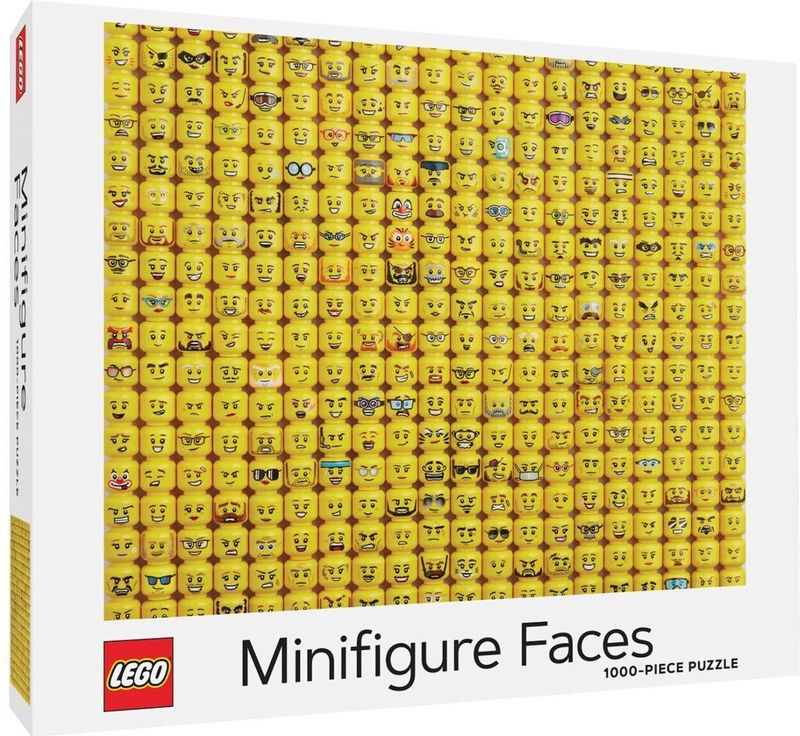 Fantasierijke Lego Minifigure Faces Puzzel (1000 stukjes)