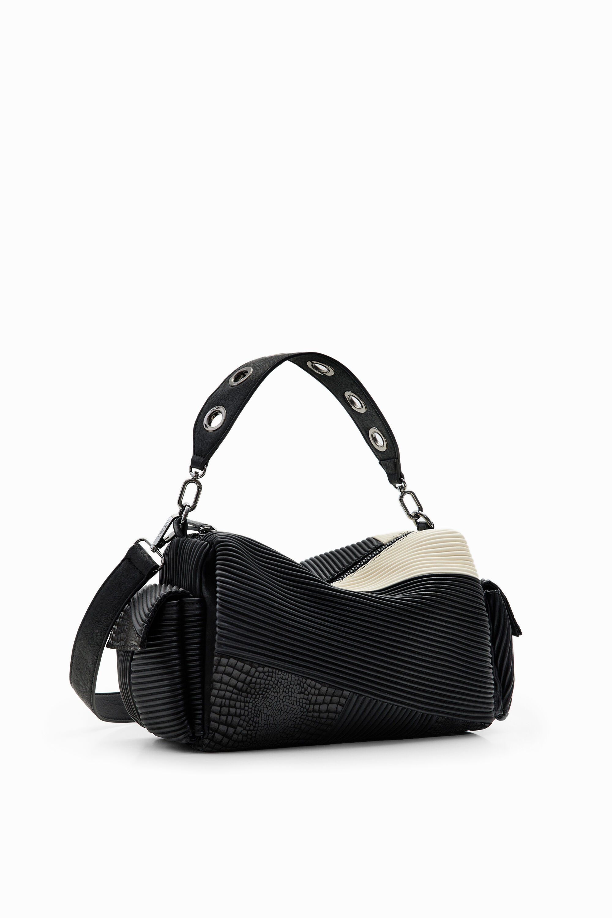 Sac moyen patchwork texturé