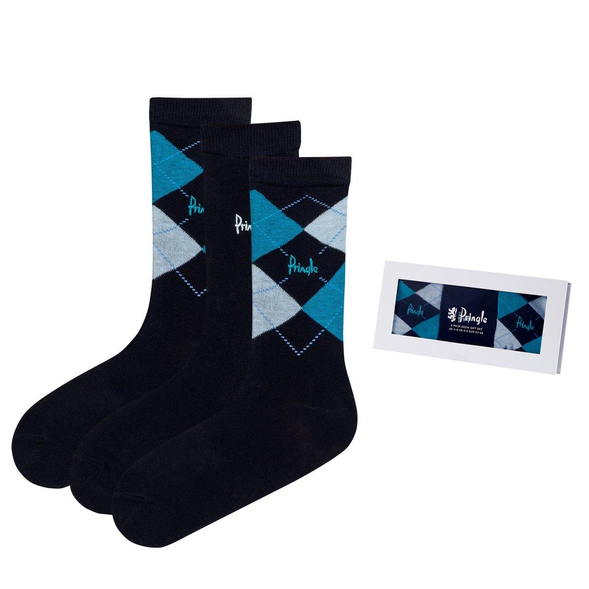 Pringle 3 Pack Socks