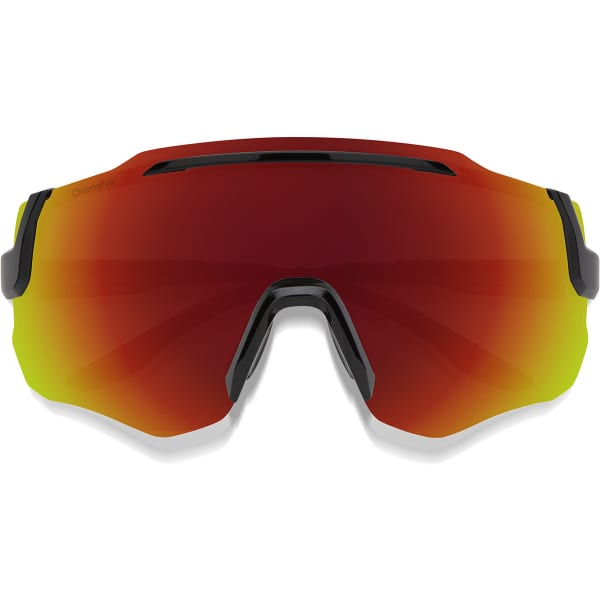 Lunette vélo SMITH MOMENTUM BLACK CHROMAPOP RED MIRROR