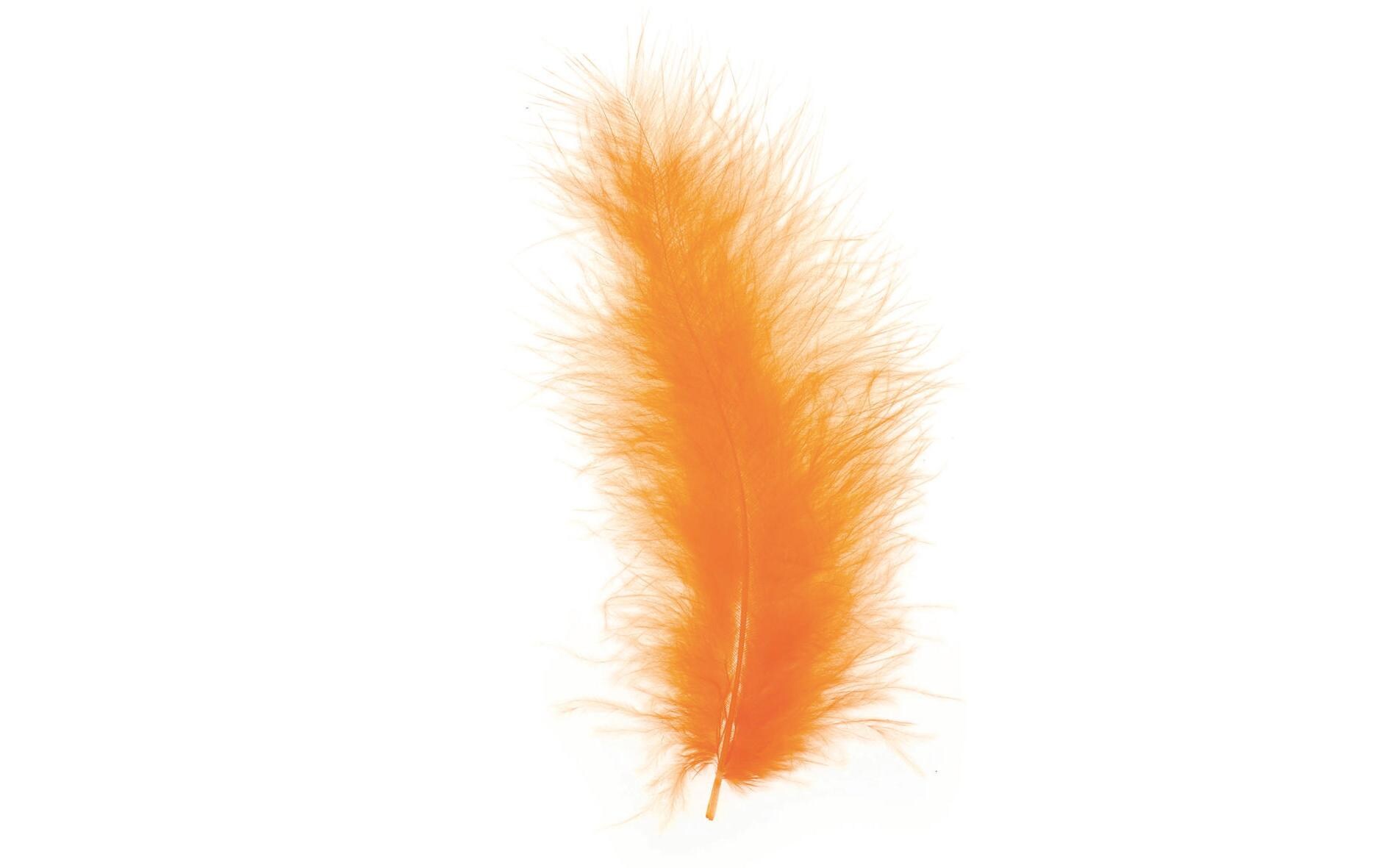 Federn Marabu OrangeFedern zum Basteln