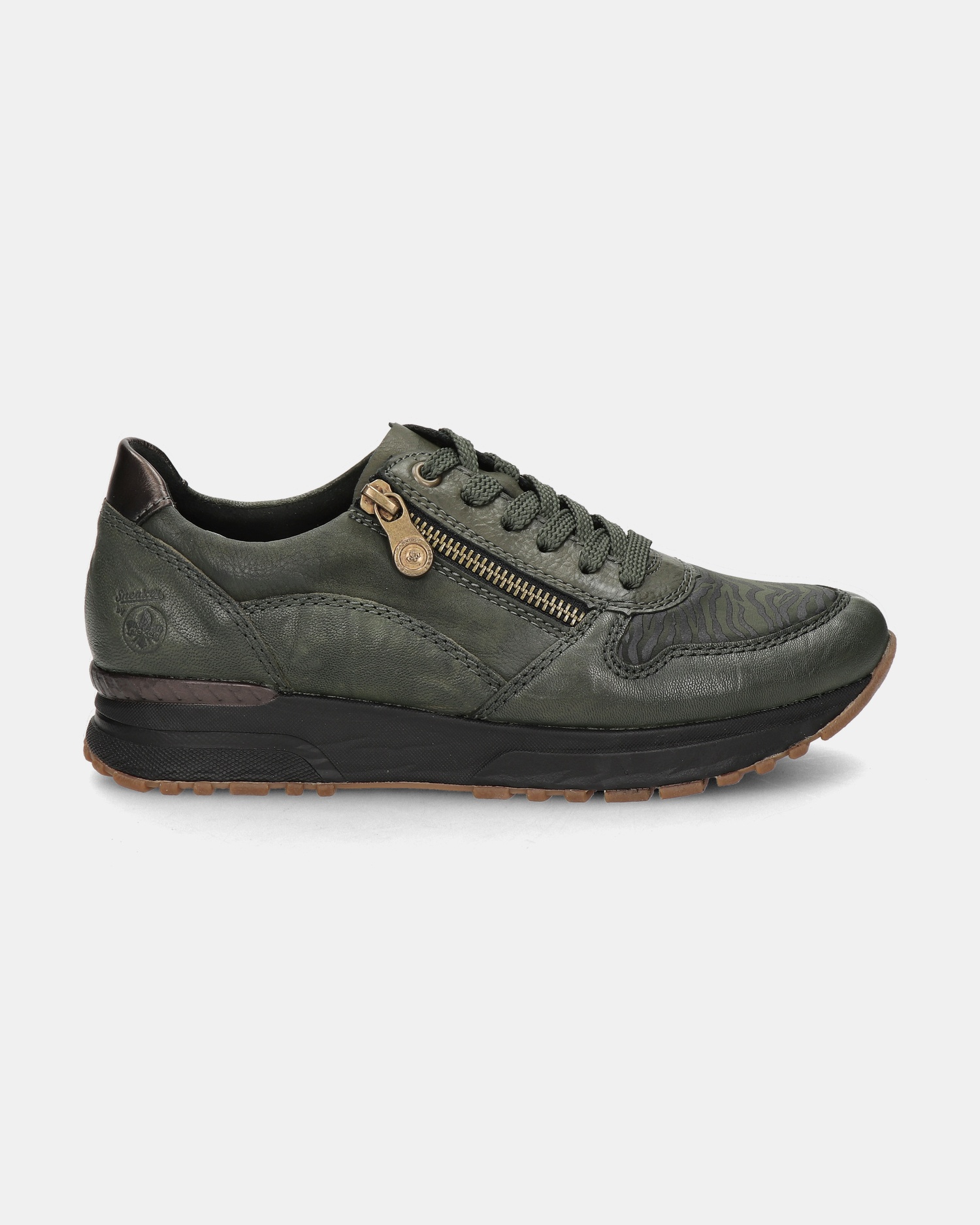 Rieker Lage sneakers  - groen