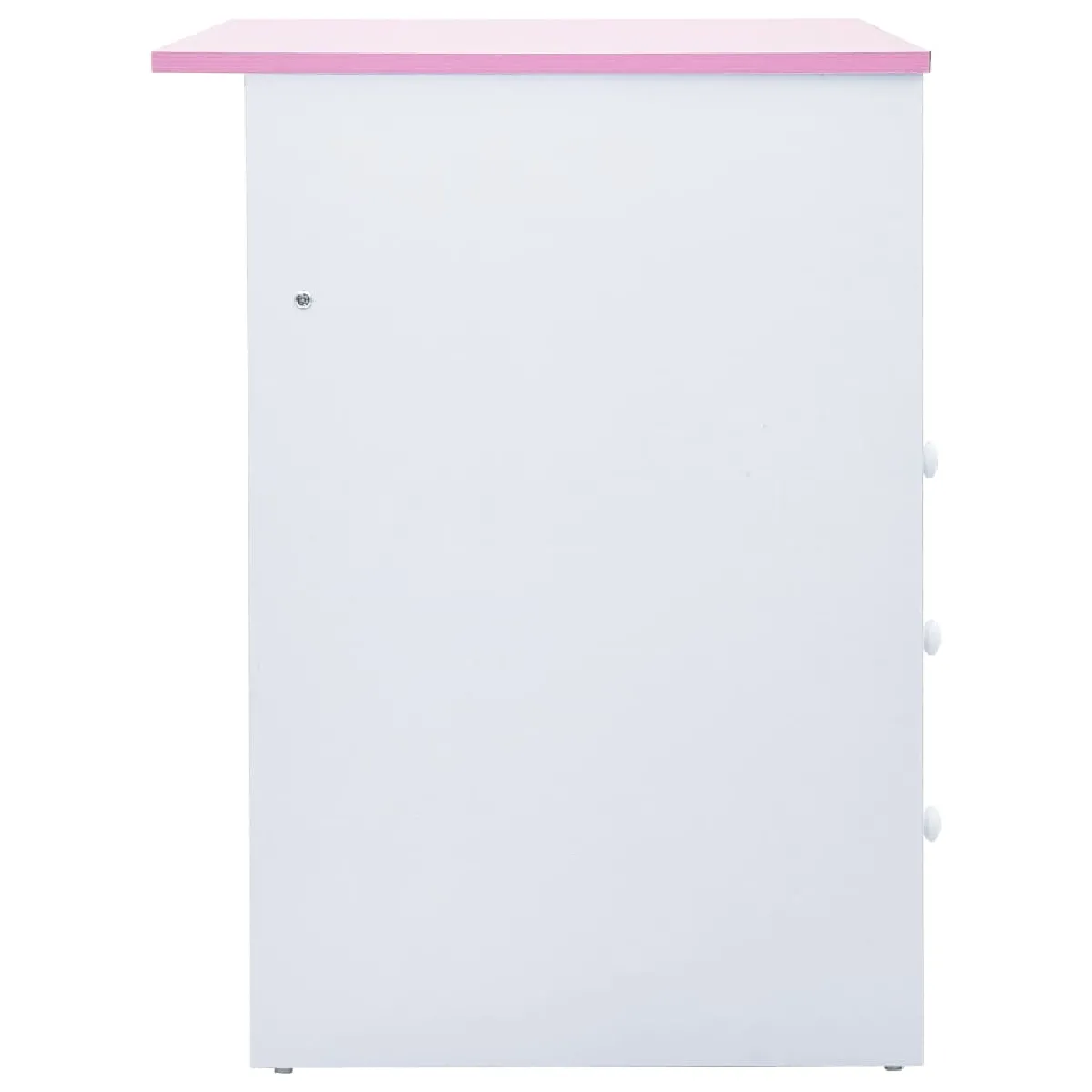 Helloshop26 Bureau enfant inclinable rose - Réglable