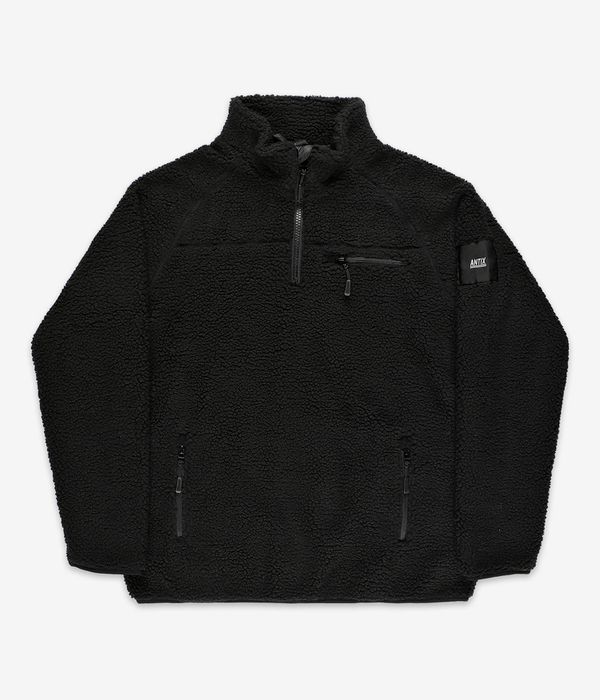 Antix Sherpa Fleece Half Zip Jacke (black)