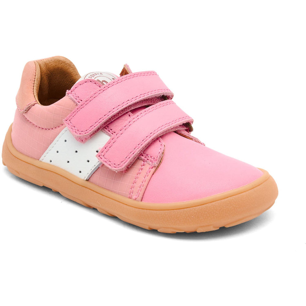 Køb Bisgaard Pink Barefoot Ricco Velcro Sko