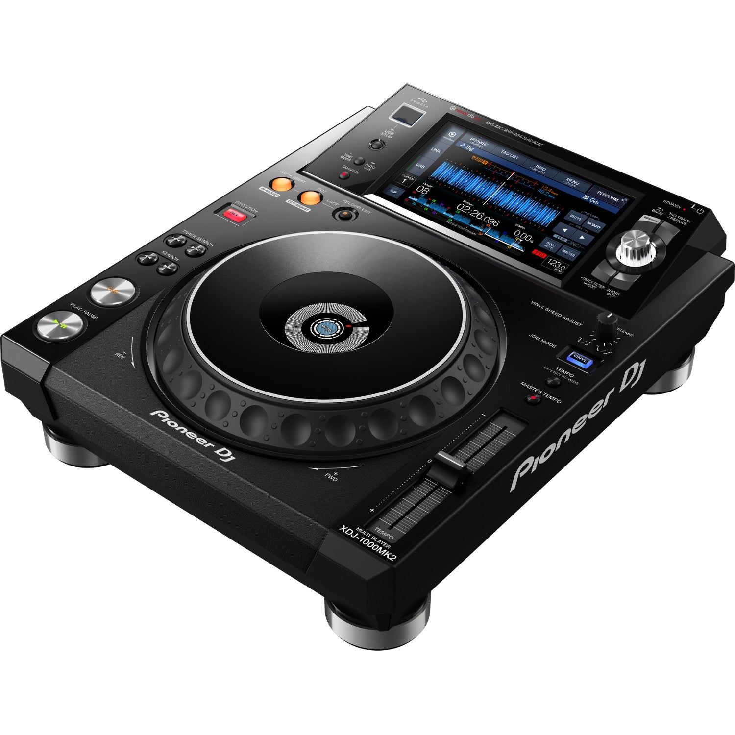 Pioneer DJ XDJ-1000MK2 tabletop + DJC-1000 BAG flightbag