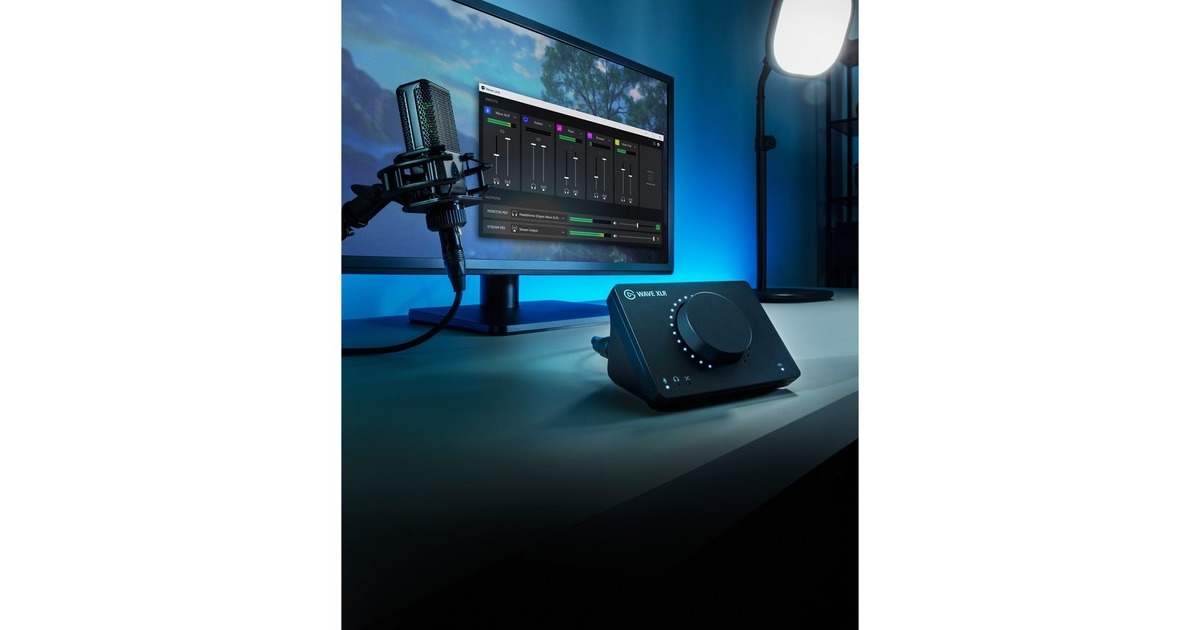 ElgatoWave XLR usb audio interface  (Zwart)