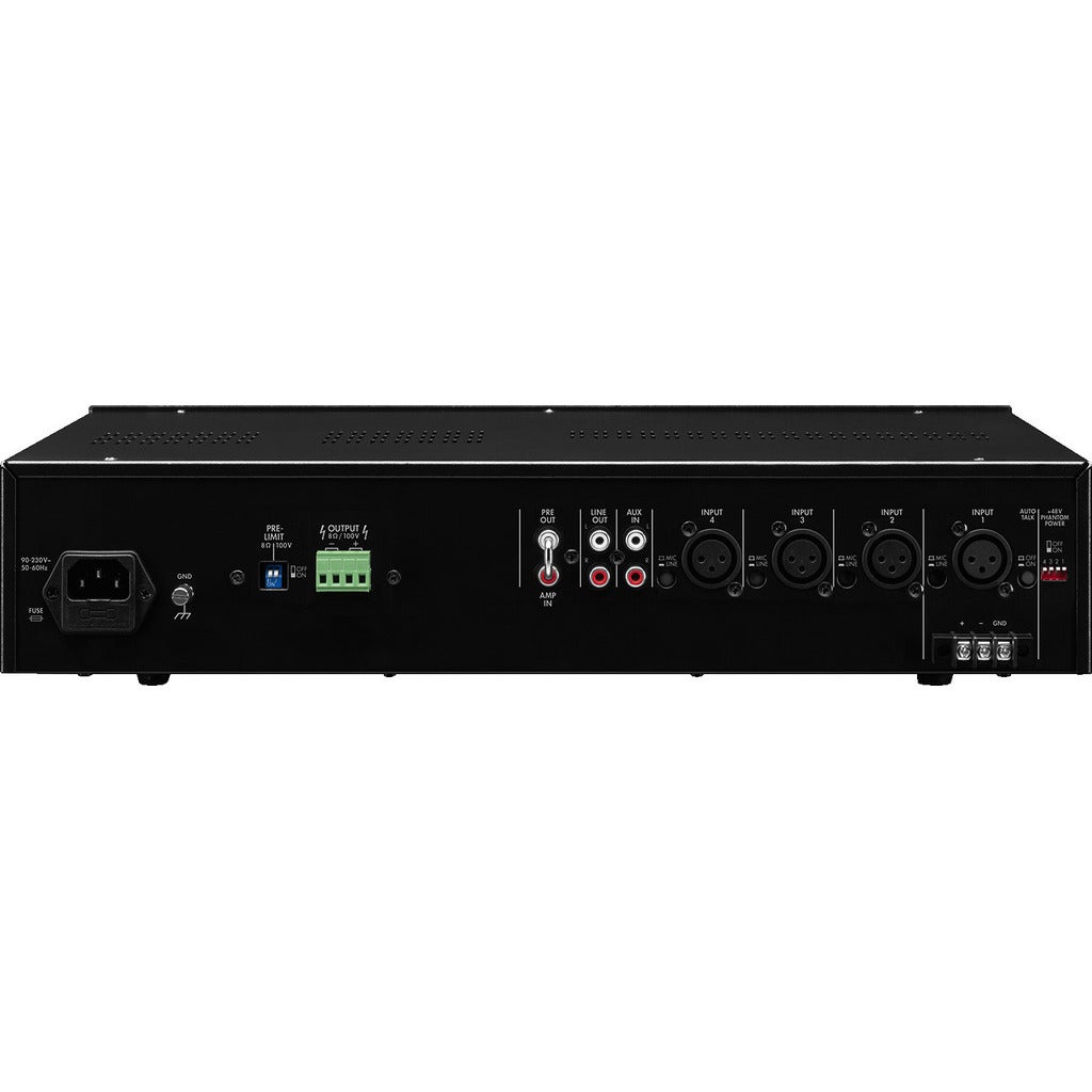 Monacor PA-928D klasse-D mono mixing PA versterker 280W