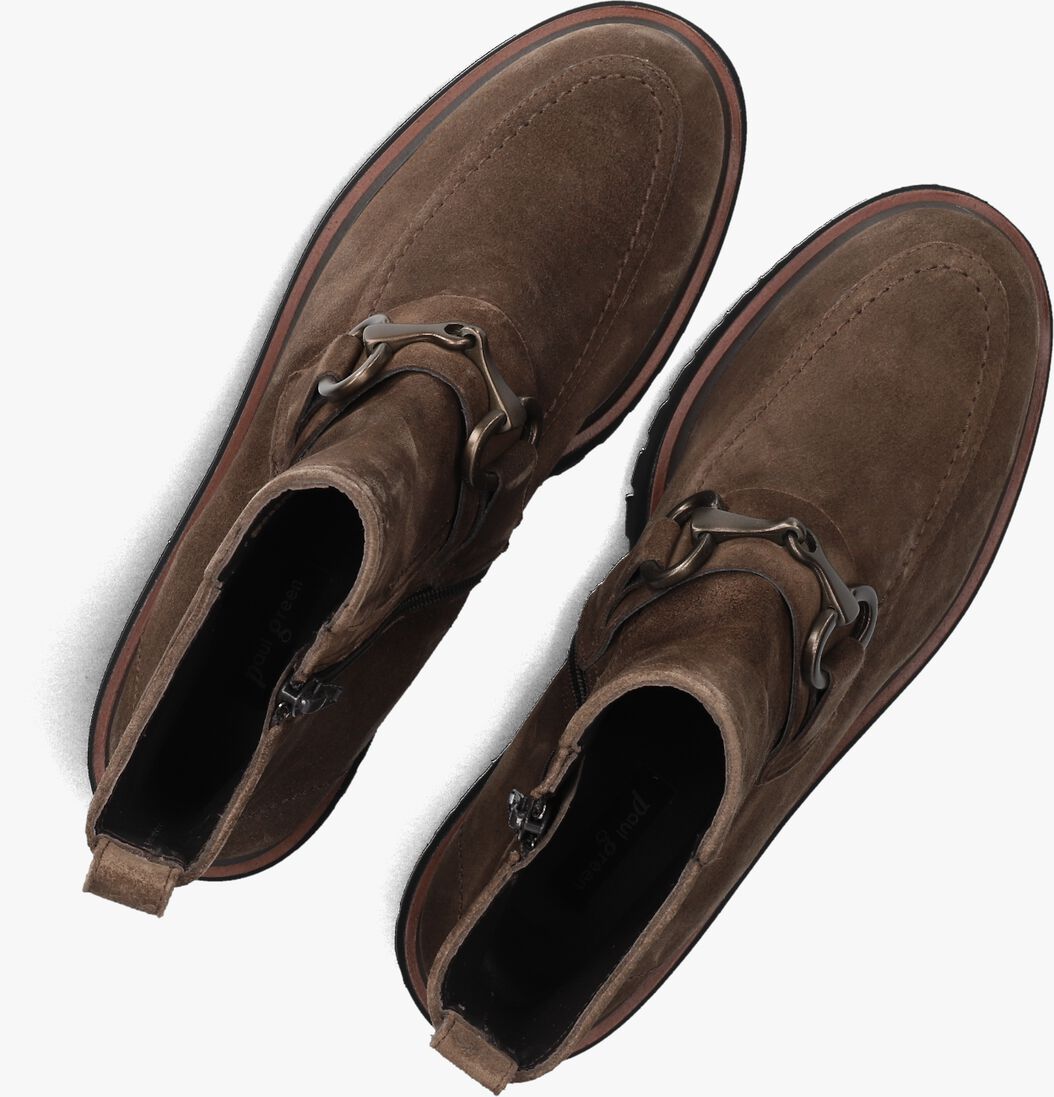 taupe paul green enkelboots 8024