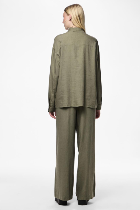 Pieces groene dames blouse