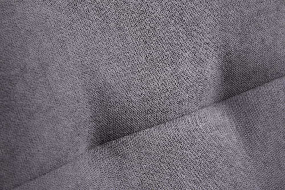 Design Stuhl DIVANI dunkelgrau Metallgestell schwarz im Retro Stil