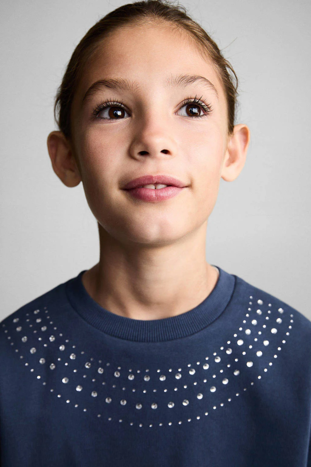 Mango Kids sweater donkerblauw