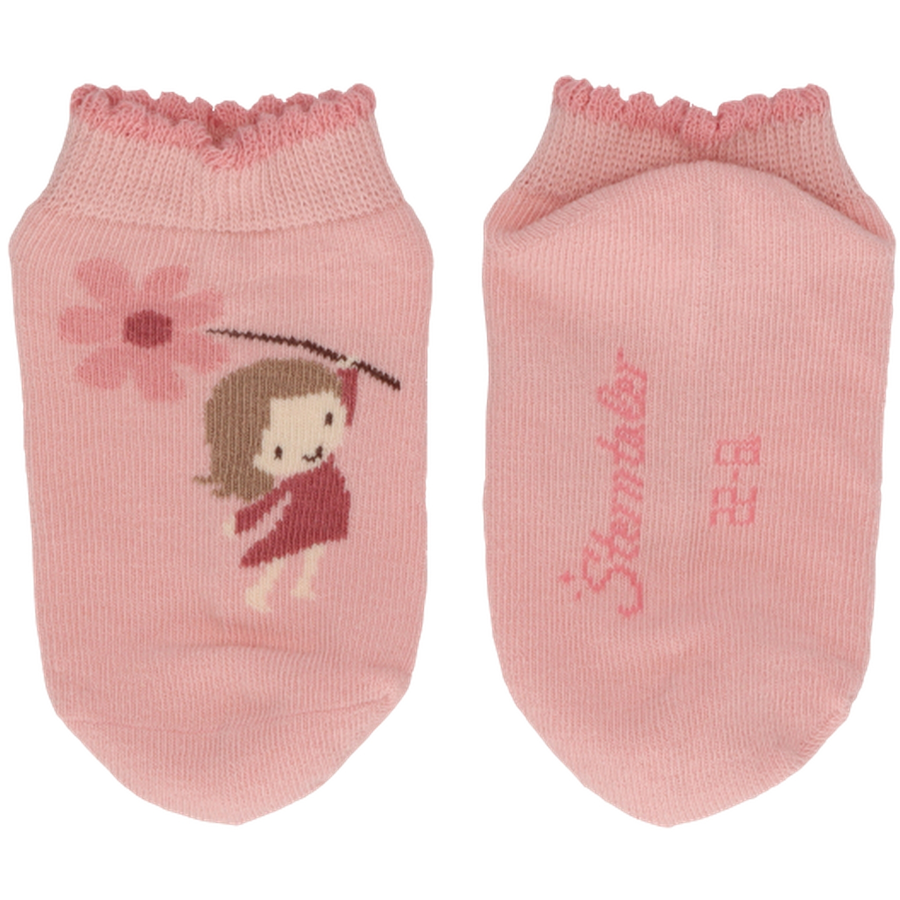 Sterntaler Sneaker-Socken 3er Blumen ecru