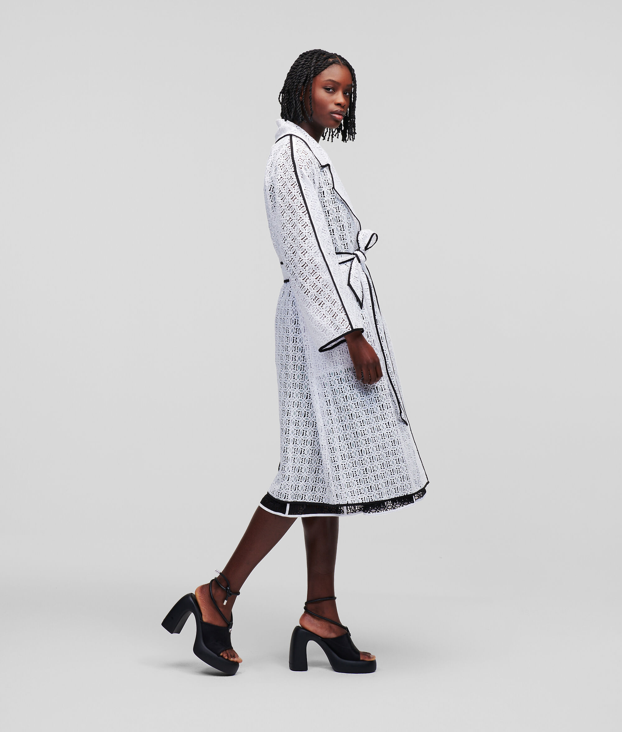 MANTEAU EN DENTELLE KL MONOGRAM