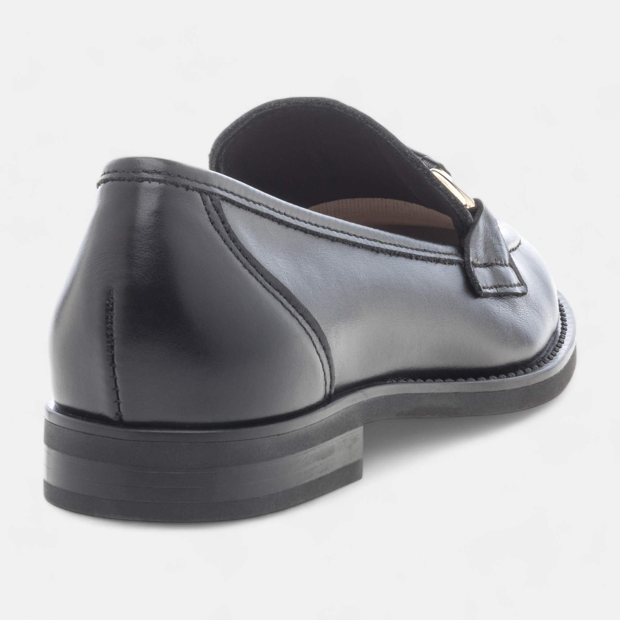 Mocassins Femme en cuir noir