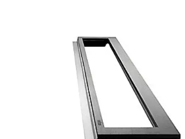 [OUTLET] - Unidrain HighLine ramme. Linje - rustfrit. sort: L800mm H 12mm til afløbsarmatur