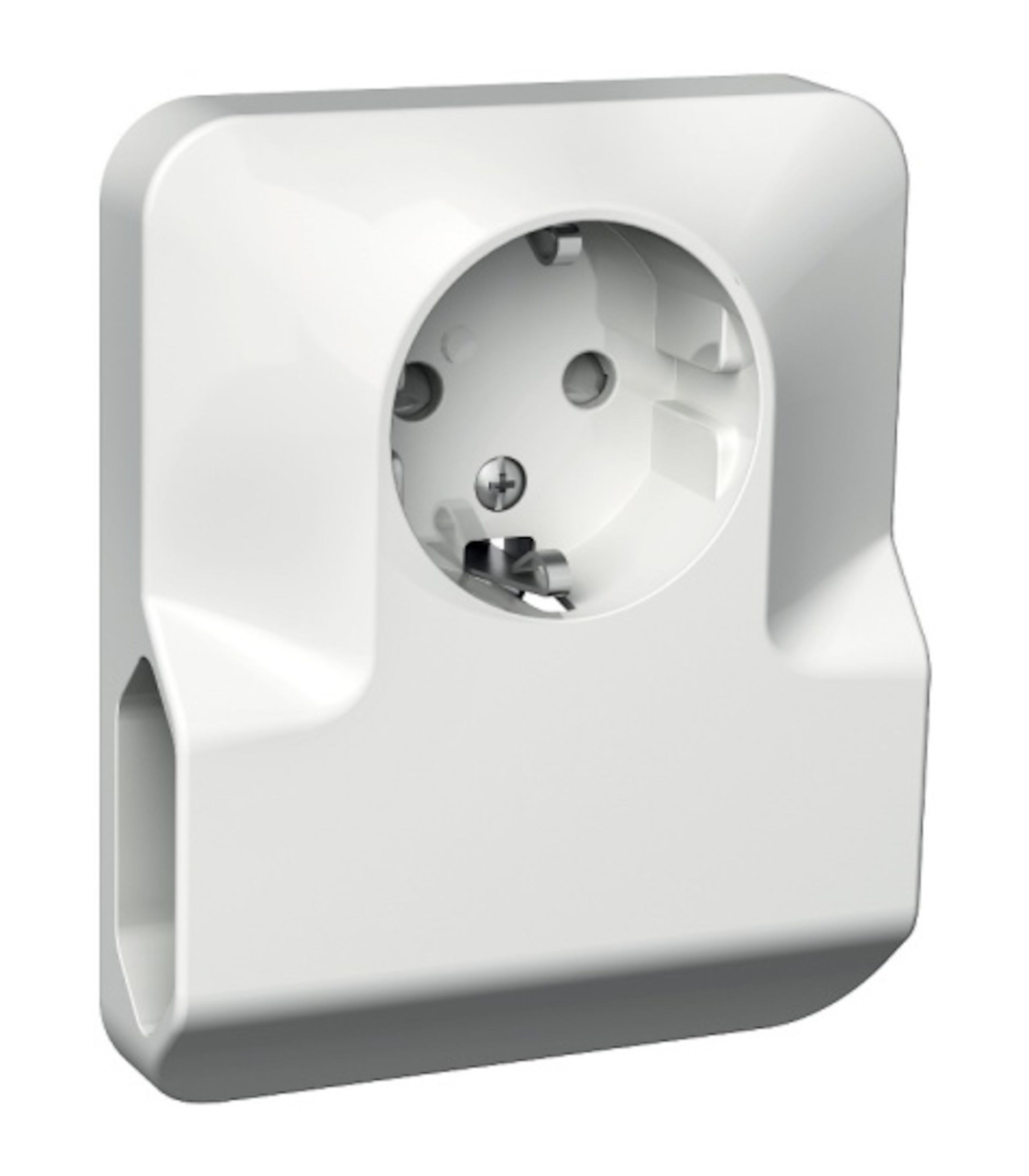 Schneider Electric Exxact kombinasjons-stikkontakt, 3-veis, innfelt