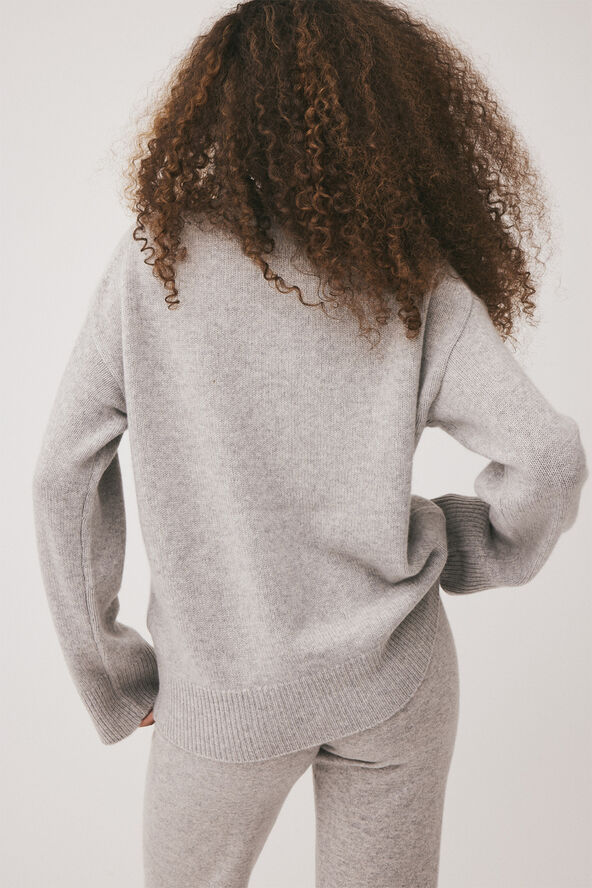 Magasin du Nord Collection Classic 2 - 100% Cashmere Light grey melange