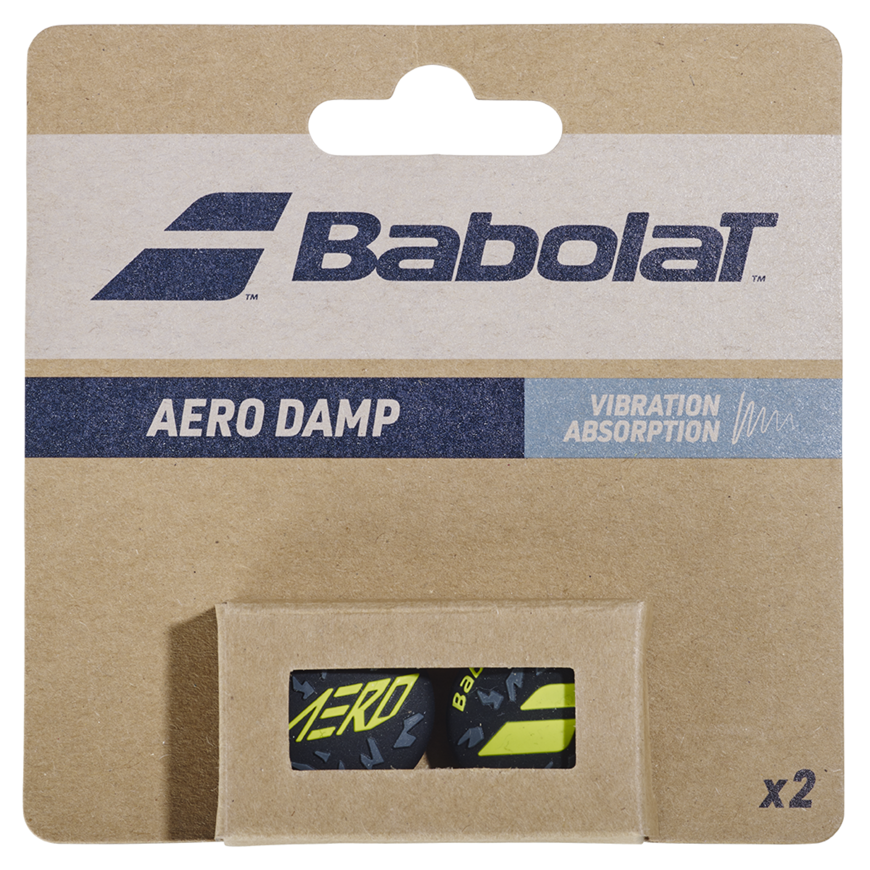 Aero Damp x2 Grau-Gelb Weiß