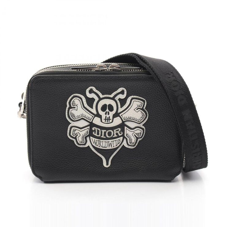Dior Vintage Dior Crossbody Bag Black