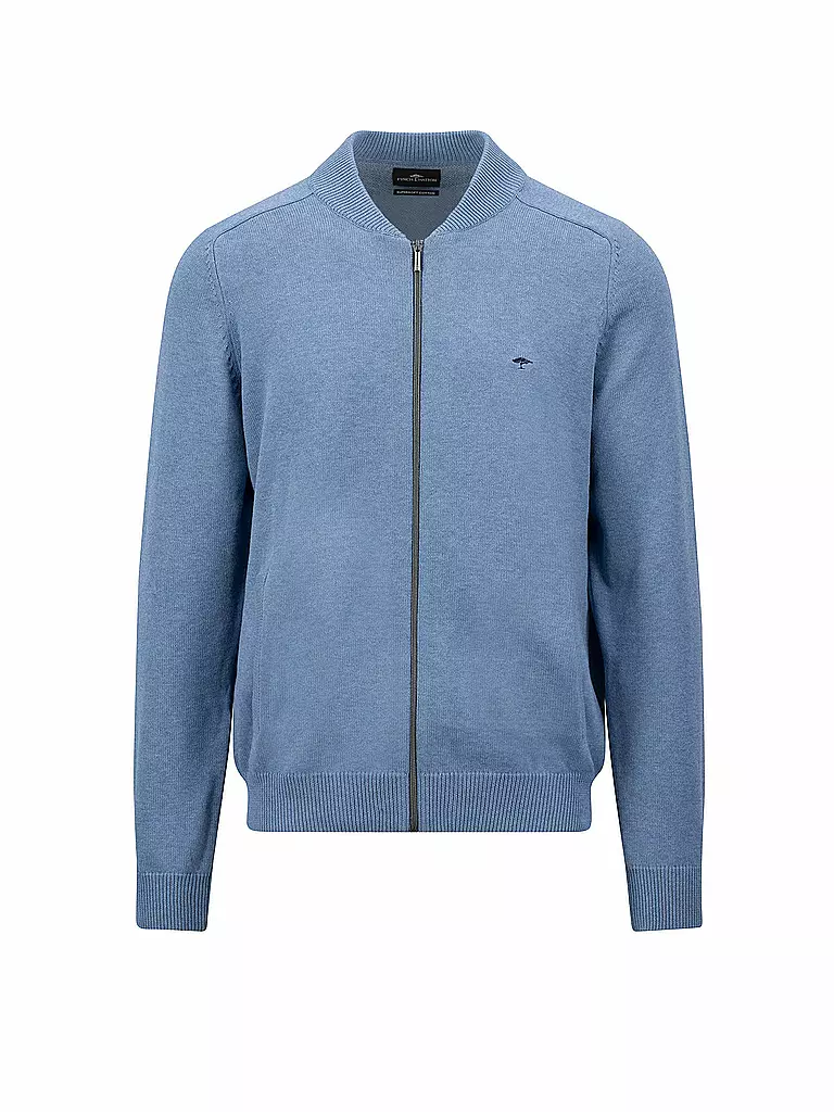 FYNCH HATTON Strickjacke hellblau