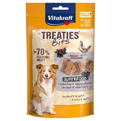 Vitakraft Hundeleckerli Treaties Superfood Holunder 100g