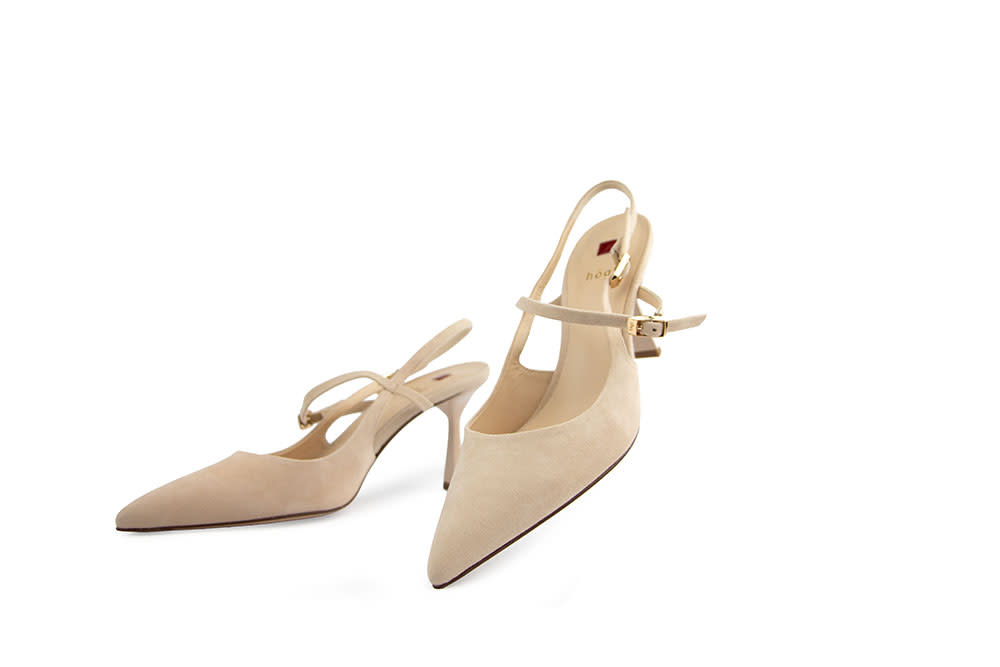 Högl Slingback Pump Sand Suède