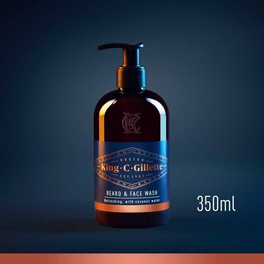 King C Gillette Beard Wash 350ml