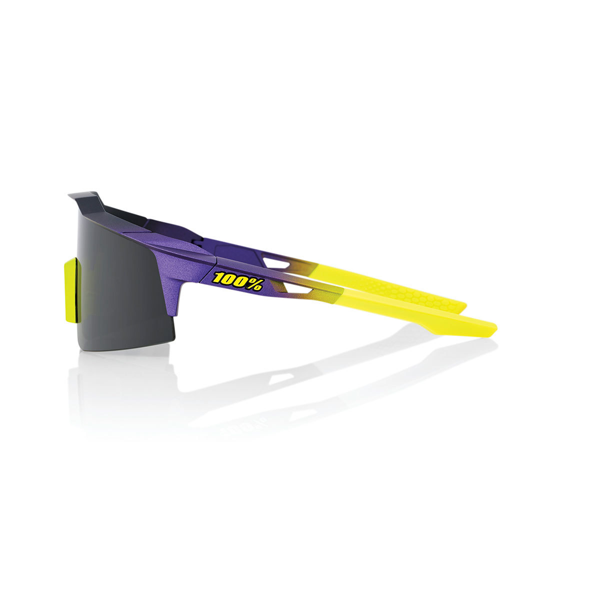 100% Speedcraft SL Sport Zonnebril Mat Metallic Digital Brights met Smoke L