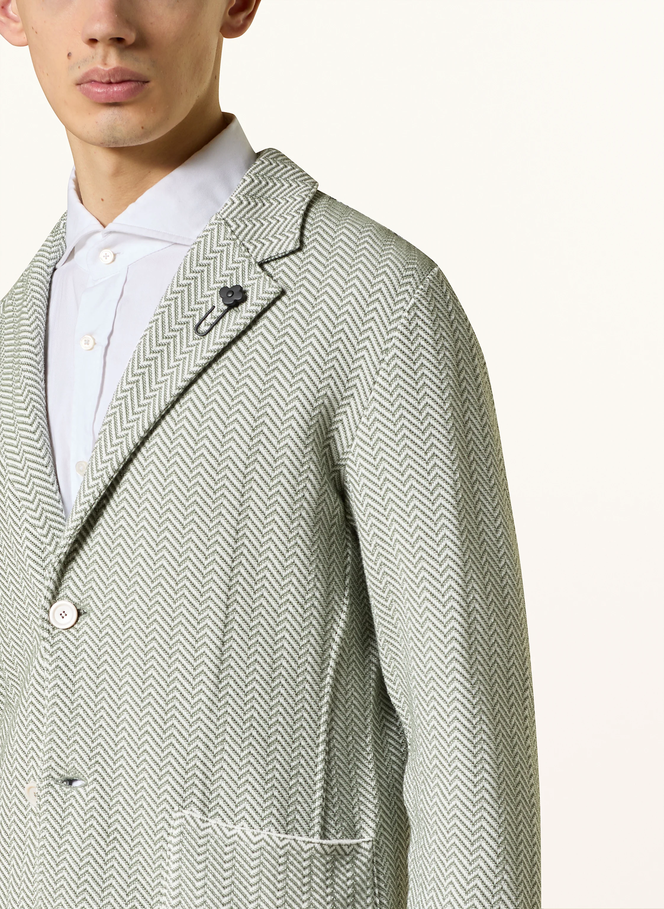 LARDINI Stricksakko Slim Fit
