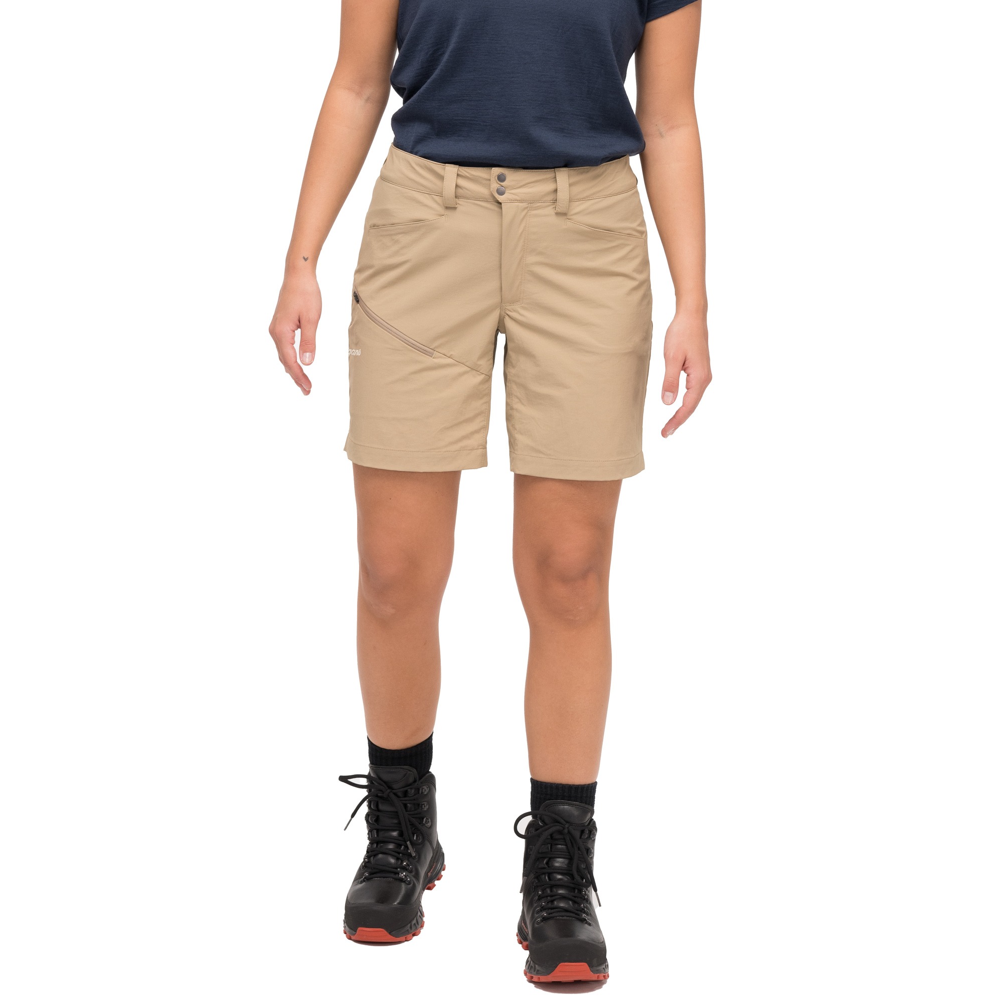Rabot Light Softshell Shorts Dame Warm Sand