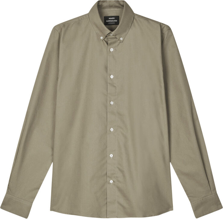 Mads Nørgaard - Copenhagen Cotton Oxford Sune Shirt BD Grøn