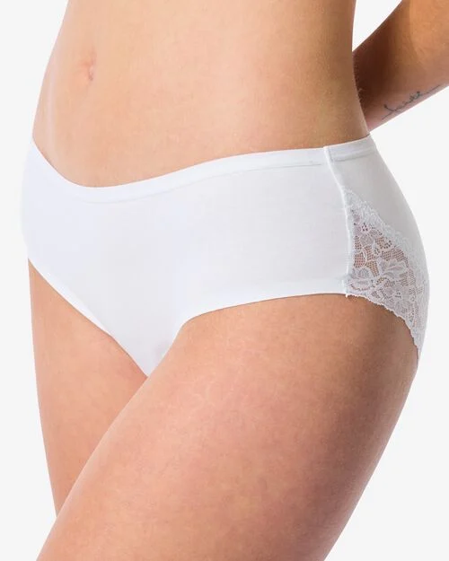 hipster femme en coton avec dentelle blanc