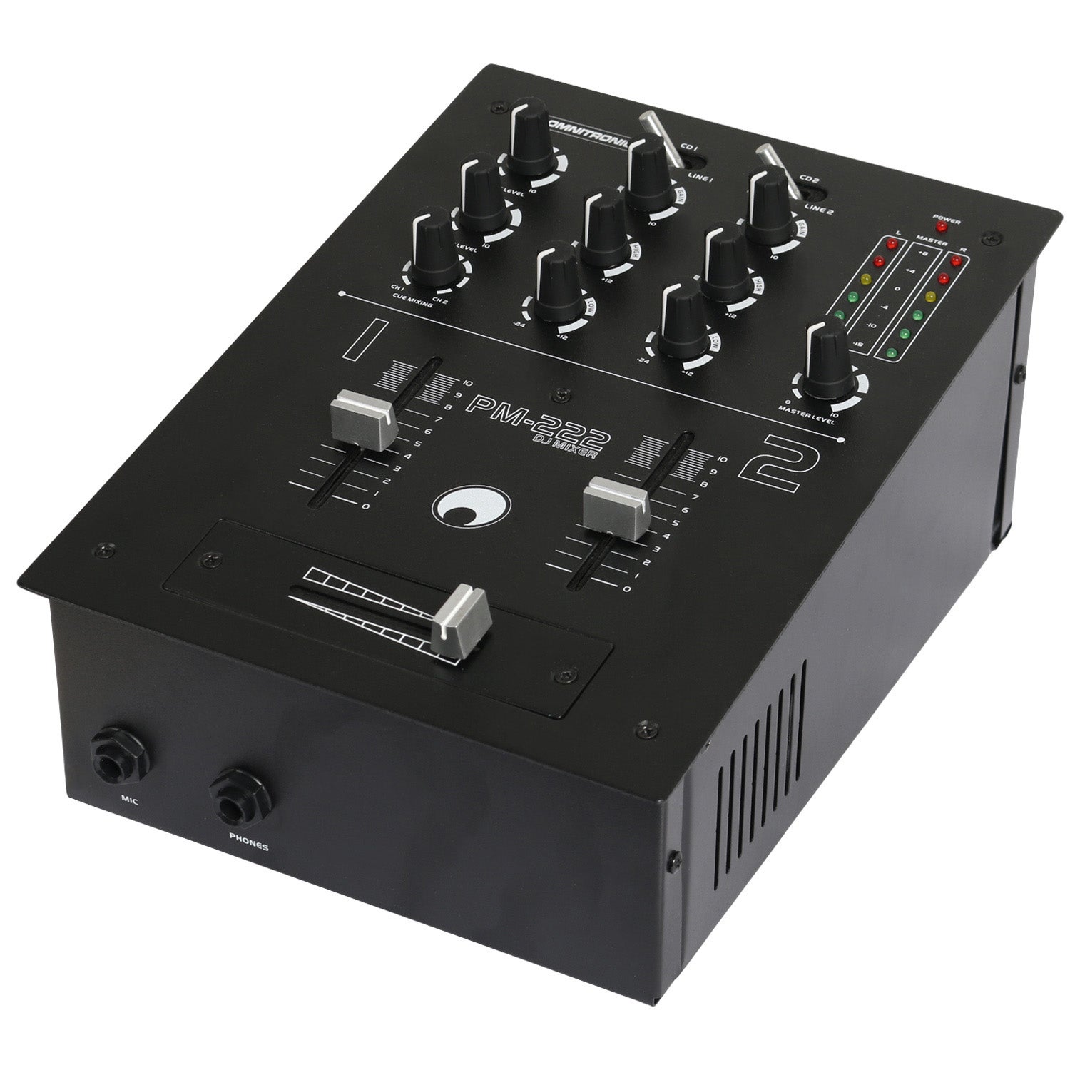 Omnitronic PM-222 tweekanaals mengpaneel