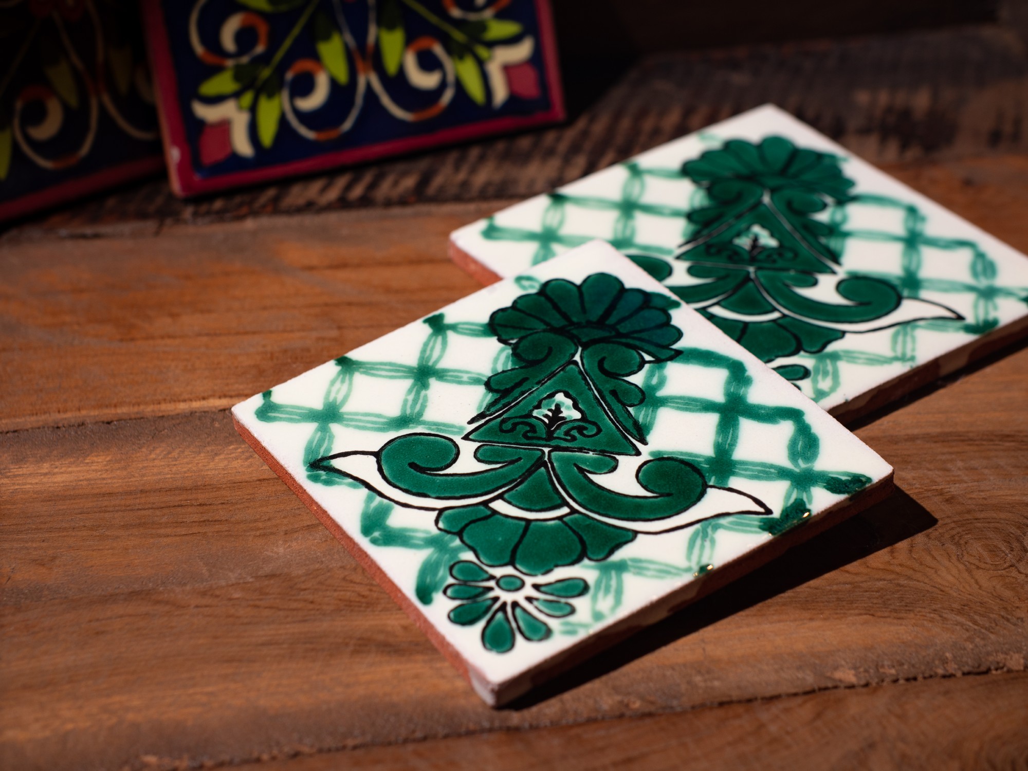 Kachel 'Tijuana', multicolor, T 10 cm, B 10 cm, H 0,5 cm von fischer's lagerhaus