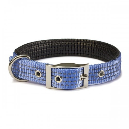 Colar de náilon liso azul claro