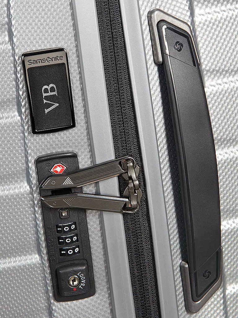 SAMSONITE Trolley mit 4 Rollen PROXIS 81cm Silver silber