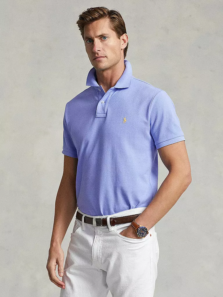 POLO RALPH LAUREN Poloshirt Slim Fit hellblau